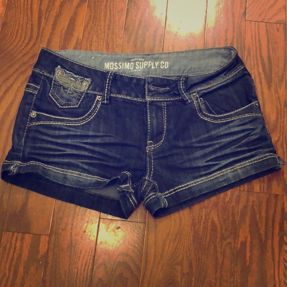 Denim shorts